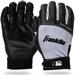 Franklin Sports Teeball Flex Series Batting Gloves - Black/White - Youth Medium