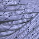 BoredParacord Brand 550 lb Reflective Tracer White Paracord (100 feet)