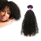 Human Hair Brazilian Human Hair Kinky Jerry Curly 28 1 Bundles 7A Virgin Hair Sliky Weave Weft Extensions