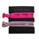 Victoria s Secret Elastic Hair Tie Band Light Pink Sexy Fuchsia 2 Pack