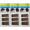 Conair Bobby Pins (45-count Brown 3 Pk) 55616 Blends With Hair Color