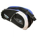 Python Deluxe 3R (3 Racquet) Racquetball Bag Series (Black/Blue Black/Red Black/Yellow) Colors (Black/Blue)