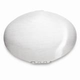 FB Jewels Silver-tone Oval Compact Mirror