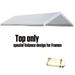 Valanced 20 X20 White Canopy Replacement Cover Top Roof Tarp Shade Car Motorcycle Boat Jetski or Trade Show Canopy Cover