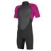 O Neill Youth Reactor-2 2mm Back Zip Short Sleeve Spring Wetsuit