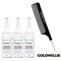 Goldwell Dualsenses ULTRA VOLUME Intensive Bodifying Serum 18ml / 0.6oz vials (with Sleek Steel Pin Tail Comb) (3-pack Ultra Volume)