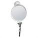 InterDesign Power Lock Suction Shaving Mirror for Shower or Bathroom Circular Mirror with Razor Holder Clear