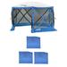 Clam Quick Set Escape Sport Tailgating Shelter Tent + Wind & Sun Panels (3 pack)