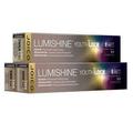 Joico LUMISHINE YOUTHLOCK Repair + Permanent Creme Hair Color Dye (w/Sleek Tint Brush) Youth Lock Haircolor Cream Shine (2NN Natural Natural Darkest Brown)