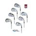 AGXGOLF Men s Tour Cavity Stainless Steel Irons Set; Regular Flex 2X-Tall Length (+2.0 ); 4-9 Irons + Pitching Wedge + Sand Wedge: Right Hand