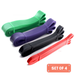 Resistance Bands Loop exercise Rubber Gym Yoga Elastic Band Fitness Training Pull Strap 4 Colors