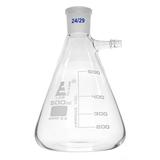 Buchner Filtering Flask 500ml - Socket Size 24/29 - Interchangeable Joint - Side Arm - Borosilicate Glass - Eisco Labs