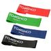 TOMSHOO Set of 4 Exercise Resistance Loop Bands Latex Gym Strength Training Loops Bands Workout Bands Physical Therapy Home Fitness Physical Therapy