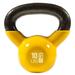 Premium Vinyl Dipped Kettle Bell With Introductory Training Dvd by GoFit