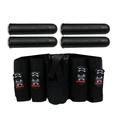 Maddog 4+1 Vertical Paintball Harness Pod Pack w/ Paintball Pods
