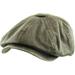 PU Leather Ivy Hat Golf Driving Ascot Winter Flat Cabbie Newsboy Applejack