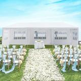 Ktaxon 10 x30 Party Tent Gazebo Canopy with 5 Sidewalls White