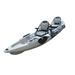 BKC UH-TK122 Coastal Cruiser 12.9-Foot Tandem 2-3 Person Sit On Top Fishing Kayak- Up-Right Seats and Paddles Included