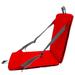 Ozark Trail Deluxe Folding Cushion Adult Stadium Seat and Ground Seat for Outdoor Use Red