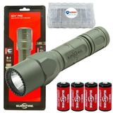 Surefire G2X Pro 600 Lumen LED Flashlight w/ 2 Extra CR123 & Battery Box - FG