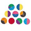 Learning Resources Rainbow Fractions Deluxe Circles with Storage