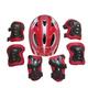 SUNSIOM Boys Girls Kids Safety Helmet and Sport Knee and Elbow Pad Set for Cycling Skate Bike Use