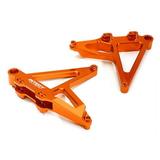 Integy RC Toy Model Hop-ups C28608ORANGE Billet Machined Rear Shock Mounts for Traxxas 1/7 Unlimited Desert Racer