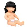 Miniland Educational 15 Asian Girl Baby Doll with Anatomically Correct Features