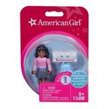 Mega Bloks American Girl Pink Shirt & Grey Skirt Mini Figure