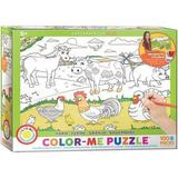 EuroGraphics Color-Me Farm 100-Piece Puzzle