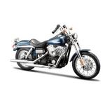 FXDBI Dyna Street Bob Harley-Davidson Motorcycle Blue - Maisto HD Custom 32325/BIKE - 1/12 Scale Diecast Model Toy Motorcycle