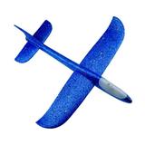 Flying Glider Planes With Flash LED Light 18.9 Foam Flight Mode Throwing Air Plane Aerobatic Airplane Outdoor Sport Game Toys Gift for Kids 3 4 5 6 7 Year Old Boy Blue/Green/Red