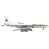 Boeing 707 Commercial Aircraft EgyptAir White with Red and Gold Stripes 1/400 Diecast Model Airplane by GeminiJets