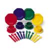 Learning Resources Play Dishes 24 Piece Set Ages 3+ Colorful Kitchen Toy Plate Set For Kids Girls Boys