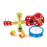 Hape Mini Band Wooden Instrument Set for Toddlers & Kids 5 Pieces