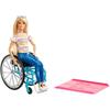 Barbie Fashionistas Doll Blonde Hair with Wheelchair & Ramp