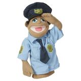 Melissa & Doug Police Officer Puppet (Cyrus â€˜Cyâ€™ Wren) with Detachable Wooden Rod