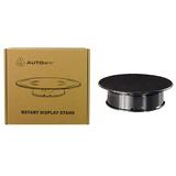 Rotary Display Turntable Stand Small 8 Inches with Black Top for 1/64 1/43 1/32 1/24 Scale Models by Autoart