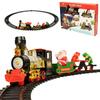 Classic Fun Toys Electric Toy Battery Powered Train Set with Santa Clause and Nutcracker Car