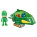 PJ Masks Vehicle Gekko Mobile & Gekko Figure Kids Toys for Ages 3 Up Gifts and Presents