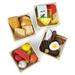 Melissa & Doug Food Groups - 21 Wooden Pieces and 4 Crates Multi