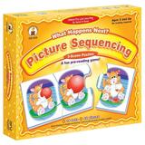 CD-3115 - What Happens Next? Picture Sequencing Puzzle Game Grade PK-K by Carson Dellosa