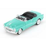 1953 Buick Skylark Opened Convertible Green - Welly 24027CWGN - 1/24 Scale Diecast Model Toy Car