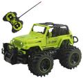 Vokodo RC Truck 10 inch 1:16 Scale Jeep With Big Off-Road Tires And Opening Doors SUV Remote Control Indoor Outdoor Car Ready To Run Electric RTR Kids Toy Vehicle Great Gift For Children Boys Girls