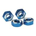 Traxxas Aluminum Hex Wheel Hubs w/2.5x12mm Axle Pins (Blue) (2)