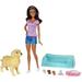 Barbie Newborn Pups Set with Doll Mommy Dog & Color-Change Puppies