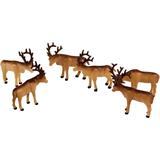 Lionel O Scale The Polar Express Six Piece Caribou Animal Pack Model Train Track