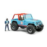 Bruder 02541 Jeep Cross Country Racer Blue w/ Driver