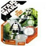 Star Wars Saga Legends Action Figure Biker Scout with Collector Coin