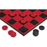 Checkers Board for Kids Fun Checkerboard Game for Boys and Girls - Interlocking Checkers with Foldable Heavy Duty Board by Point Games